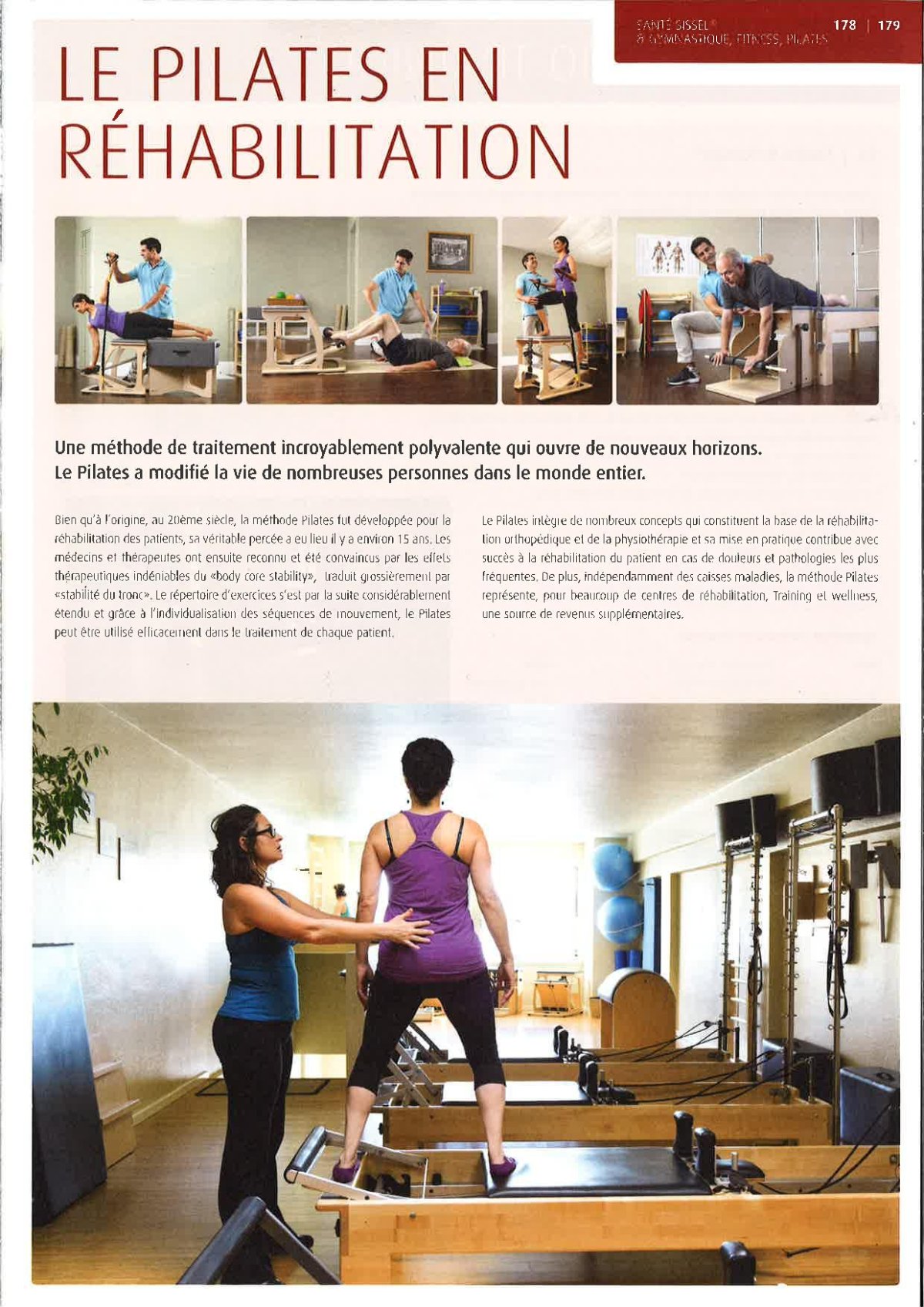 Machine Reformer - le Pilates en réhabilitation 